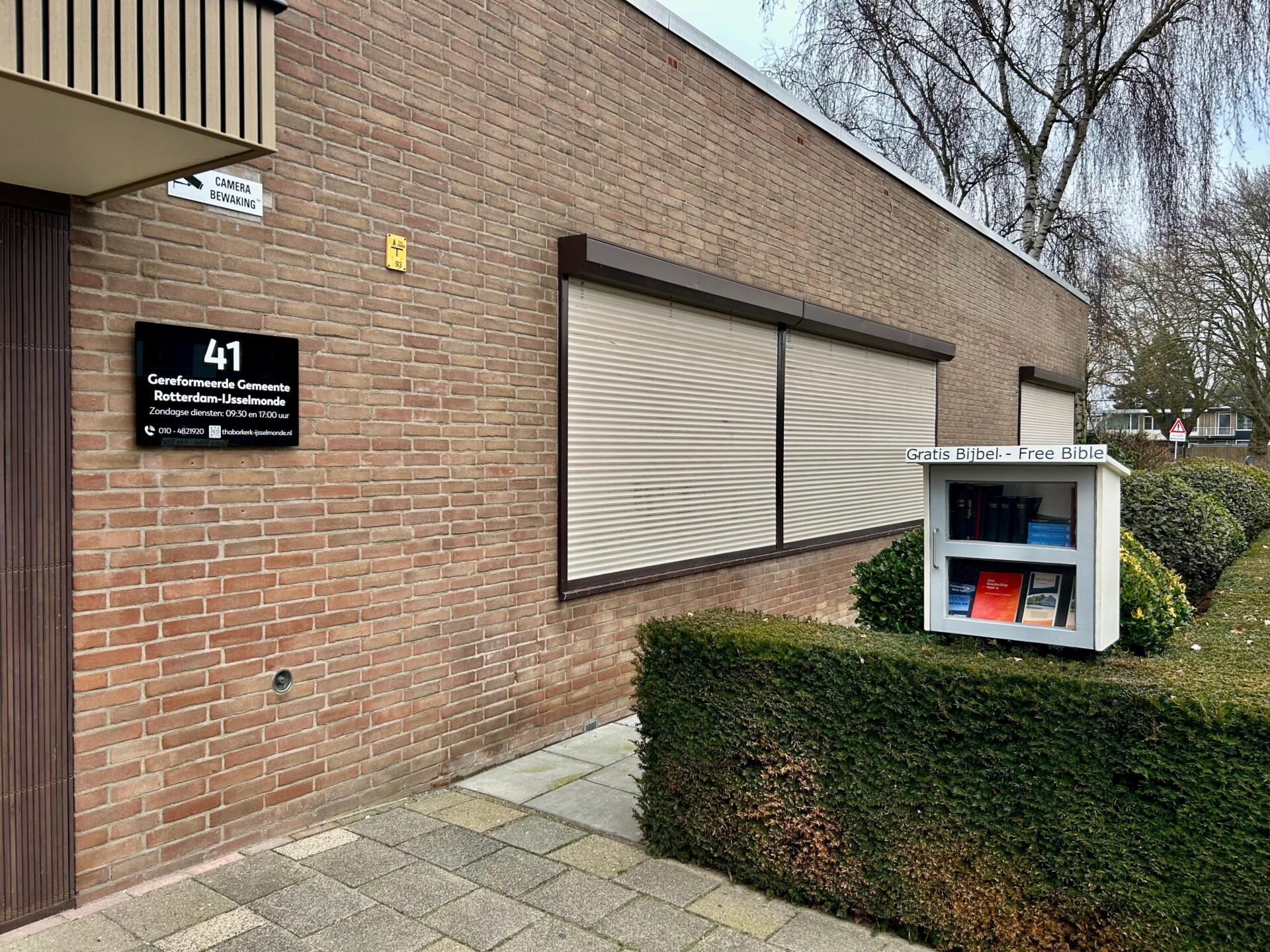 Bijbelhuisje bij Thaborkerk